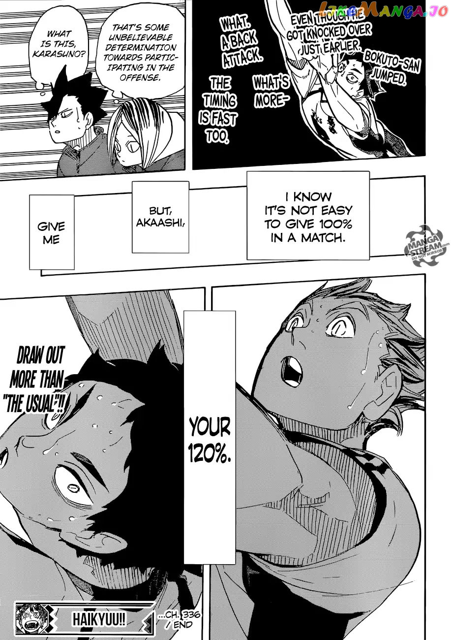 Haikyuu!!, Chapter 336 image 17